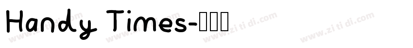 Handy Times字体转换